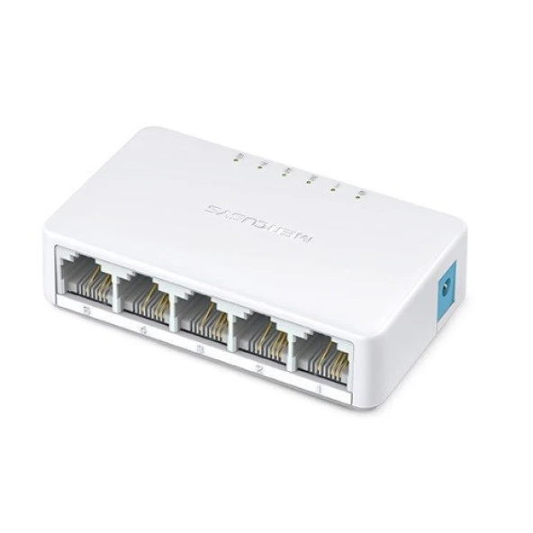 MERCUSYS 5port MS105 10/100 Yönetilemez Switch Masaüstü ürün görseli 1