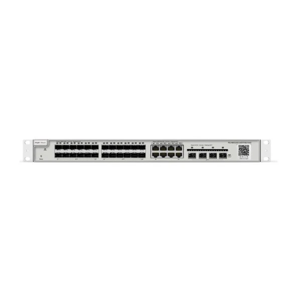 RUIJIE 8port RG-NBS3200-24SFP/8GT4XS GIGABIT 24X SFP / 4X 10GbE Yönetilebilir Switch ürün görseli 1