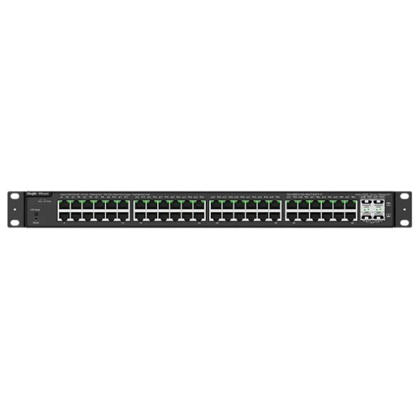 RUIJIE 48port 370w FULL PoE REYEE RG-NBS3100-48GT4SFP-P GIGABIT 4X SFP Yönetilebilir Switch ürün görseli 1