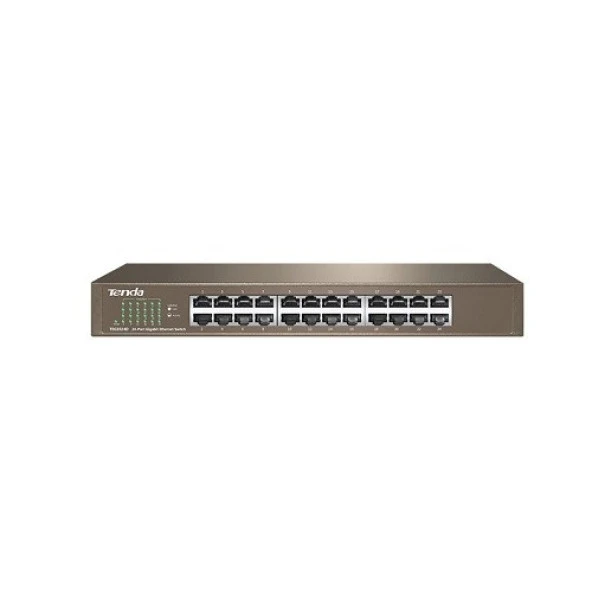 TENDA 24port TEG1024D GIGABIT Yönetilemez Switch RackMount ürün görseli 1