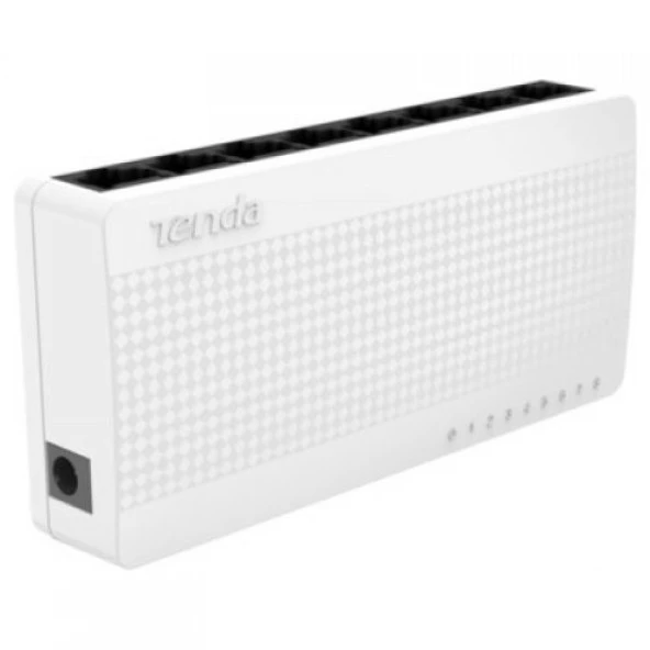 TENDA 8port S108 v3 10/100 Yönetilemez Switch Masaüstü ürün görseli 1