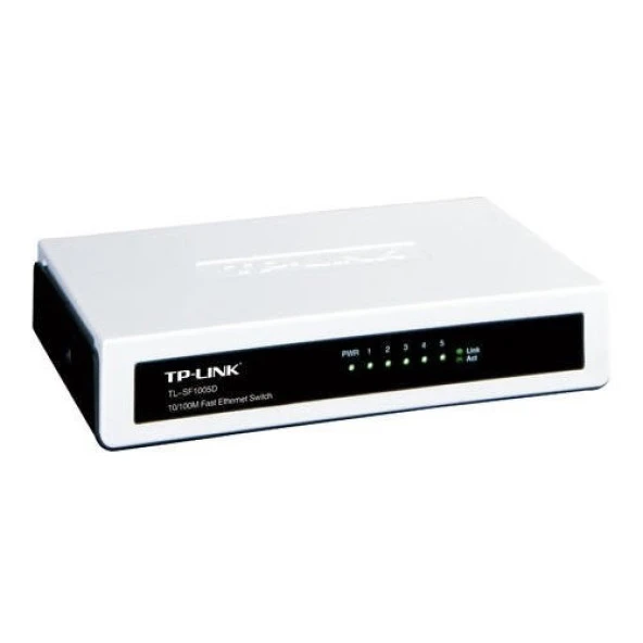 TP-LINK 5port TL-SF1005D 10/100 Yönetilemez Switch Masaüstü ürün görseli 1