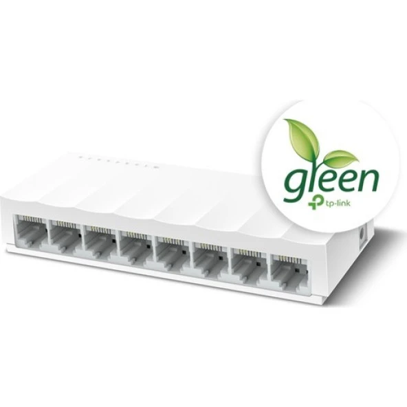 TP-LINK 8port LS1008 10/100 Yönetilemez Switch Masaüstü - Resim 2