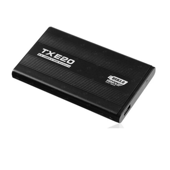 TX USB 3.0 TXACE20 Sata Alüminyum Harddisk Kutusu Siyah ürün görseli 1