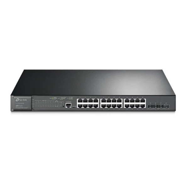 TP-LINK 24port TL-SG3428XMP Gigabit 4-10GBe SFP Yönetilebilir Switch ürün görseli 1