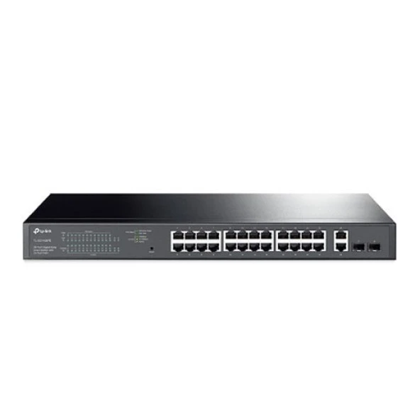 TP-LINK 28-PORT 250W 24-PORT POE  TL-SG1428PE GIGABIT 2X-SFP YÖNETİLEBİLİR SWITCH ürün görseli 1