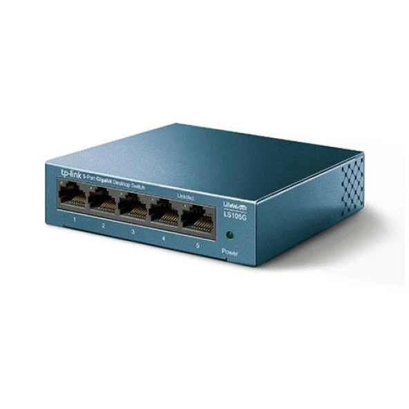 TP-LINK 5-port LS105G Gigabit Yönetilemez Switch ürün görseli 1