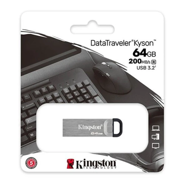 KINGSTON 64GB DT KYSON USB3.2 DTKN/64GB USB BELLEK ürün görseli 1