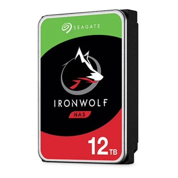 SEAGATE 12TB  IRONWOLF ST12000VN0008 256MB 7200RPM NAS DİSKİ ürün görseli 1