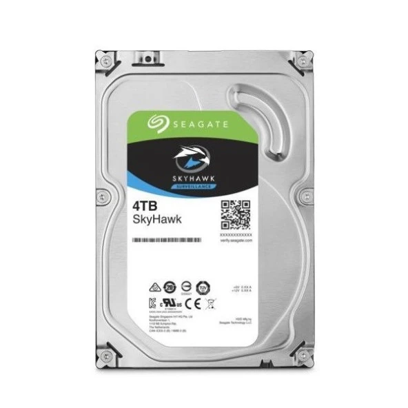 SEAGATE 3.5" 4TB SKYHAWK ST4000VX016 5900 RPM 256MB SATA-3 Güvenlik Diski ürün görseli 1