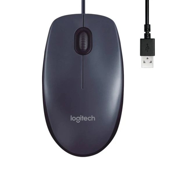 Logitech B100 Optik Usb Mouse-Siyah 910-003357 - Resim 3