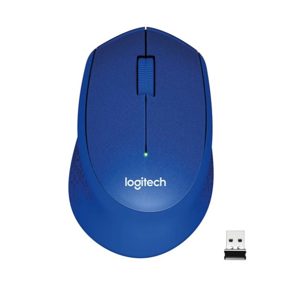 LOGITECH M330 Kablosuz Sessiz Optic Mavi Mouse 910-004910 ürün görseli 1