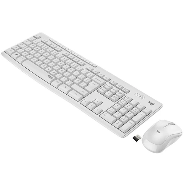 LOGITECH MK295 Kablosuz Q Trk Sessiz Beyaz Multimedya Klavye - Mouse Set 920-010089 ürün görseli 1