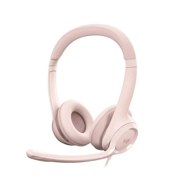 Logıtech H390 Usb Kulaklık Pudra Pembe 981-001281 ürün görseli 1