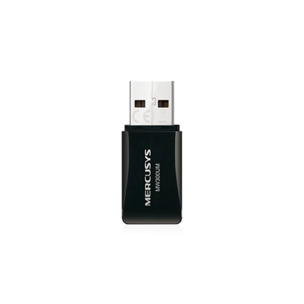 MERCUSYS MW300UM N300 Kablosuz Mini USB Adaptör - Resim 2