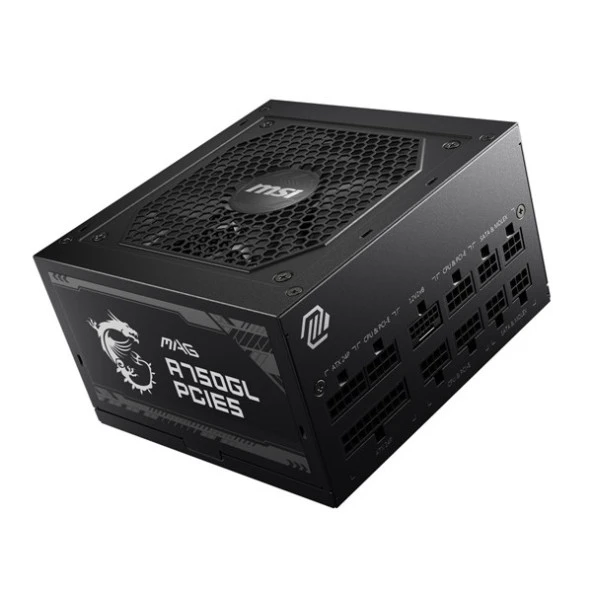 MSI 750W 80+ GOLD A750GL PCIE 5.0 TAM MODÜLER POWER SUPPLY ürün görseli 1