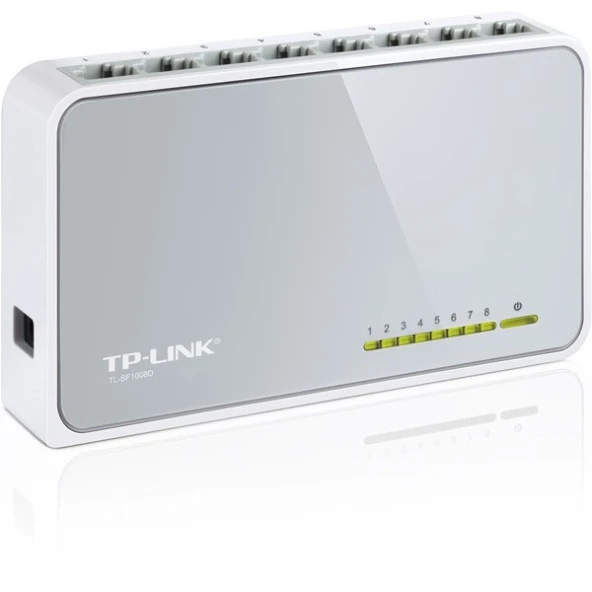 TP-LINK 8-PORT TL-SF1008D 10/100 YÖNETİLEMEZ SWITCH - Resim 3