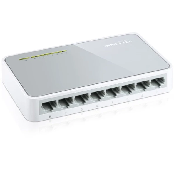 TP-LINK 8-PORT TL-SF1008D 10/100 YÖNETİLEMEZ SWITCH - Resim 5