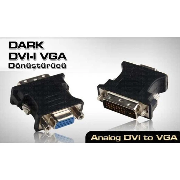 Dark Dk-Hd-Advıxvga Dvı To Vga 24+5 Çevirici Adaptör ürün görseli 1
