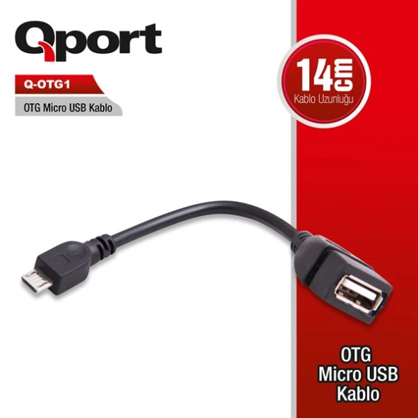 Qport Q-Otg1 Otg To Mıcro Usb Çevirici ürün görseli 1