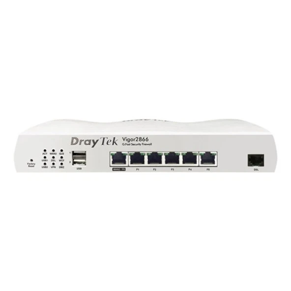DRAYTEK Vigor 2866 VDSL 3G-4G LTE Modem Router ürün görseli 1