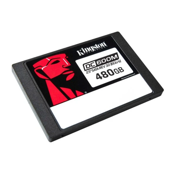 KINGSTON 2,5" 480GB DC600M SEDC600M/480G 560MB/s 530MB/s SATA 3 (6Gb/s) Enterprise SSD ürün görseli 1