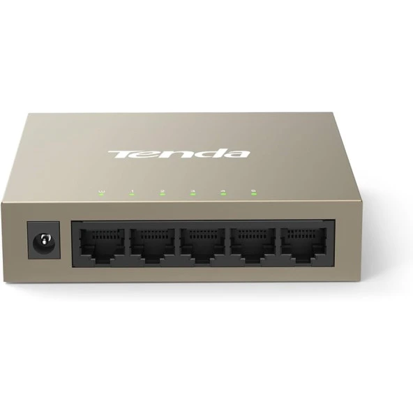 TENDA 5port TEF1005D 10/100 Yönetilemez Switch Metal Kasa ürün görseli 1