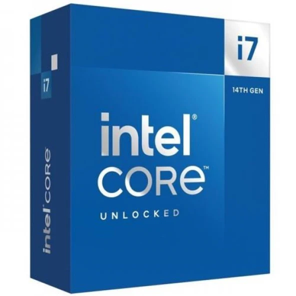 INTEL CORE i7 14700K 61MB 12çekirdekli O/B UHD 770 1700p 125w Kutulu+Fansız ürün görseli 1