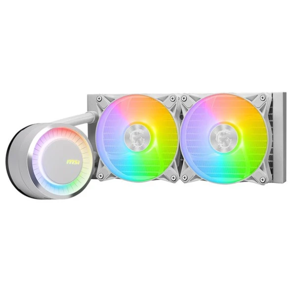 MSI 240mm MAG CORELIQUID E240-W ARGB Sıvı Soğutmalı AM5-1700p İşlemci Fanı Beyaz ürün görseli 1