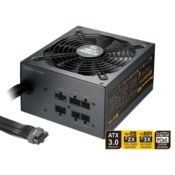 HIGH POWER 850W 80+ GOLD Performance HP1-S2850GD-F12S PCIE 5.0 Power Supply ürün görseli 1