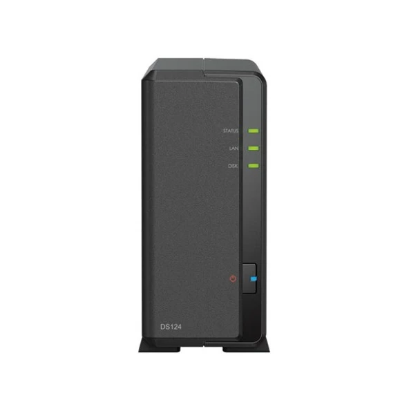 SYNOLOGY DS124 REALTEK QC- 1GB RAM- 1-diskli Nas Server (Disksiz) ürün görseli 1