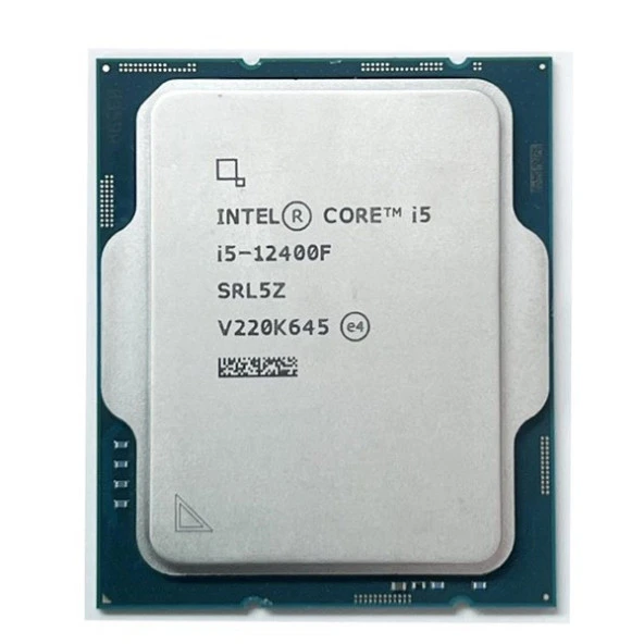 INTEL CORE i5 12400F 18MB 6çekirdekli VGA YOK 1700p 65w Kutusuz+Fansız ürün görseli 1