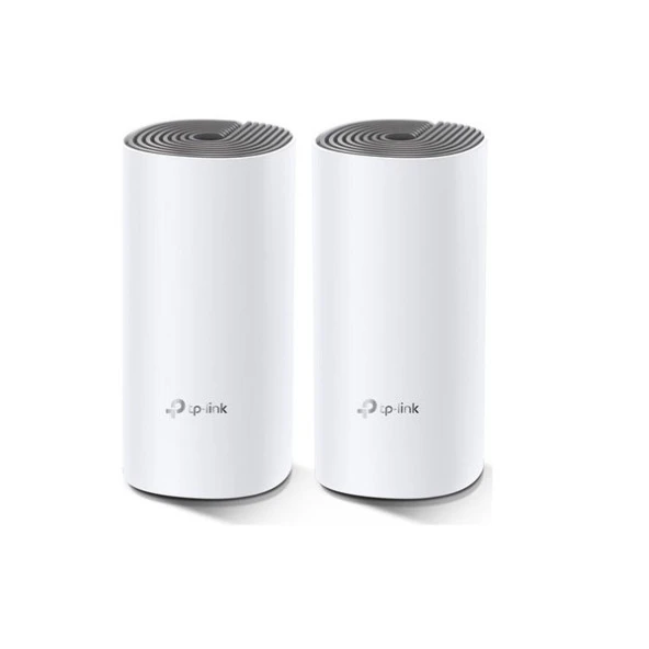 TP-LINK DECO E4-2P AC1200 Dual Band EV Ofis Tipi Mesh Router 2-li paket ürün görseli 1