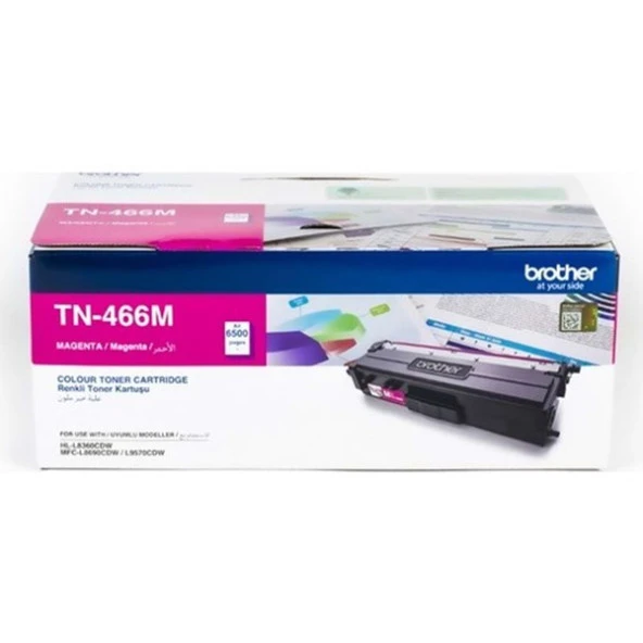 Brother TN466M Kırmızı 6500 Sayfa Lazer Toner ürün görseli 1