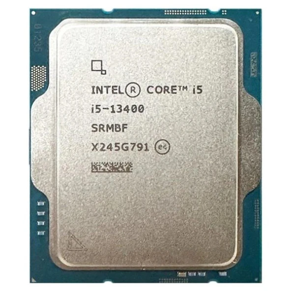 INTEL CORE i5 13400 30MB 10çekirdekli O/B UHD VGA 1700p 65w Kutusuz+Fansız ürün görseli 1