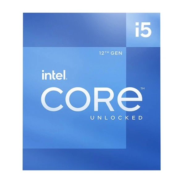 INTEL CORE i5 12400 18MB 6 Çekirdekli O/B UHD VGA 1700p Kutusuz+Fansız ürün görseli 1
