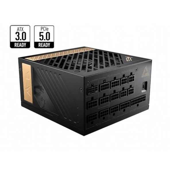 MSI 1300W 80+ PLATINUM MEG AI1300P PCIE 5.0 TAM MODÜLER POWER SUPPLY ürün görseli 1