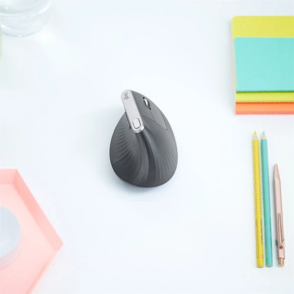 LOGITECH Mx Vertıcal Gelişmiş Ergonomik Mouse-Siyah 910-005448 - Resim 7