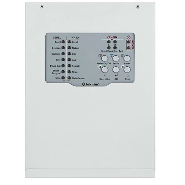 TEKNiM TFP-3122 Konvansiyonel 2 Bölgeli Yangın Alarm Paneli ürün görseli 1