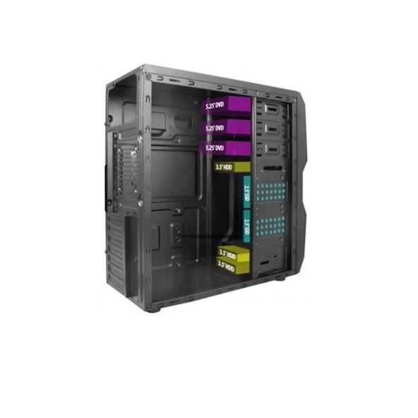 VENTO TA-K61 750W Standart Mid-Tower PC Kasası ürün görseli 1