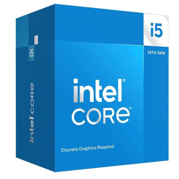 INTEL CORE i5 14400F 29.5MB 10çekirdekli VGA YOK 1700p 65w Kutulu+Fanlı ürün görseli 1