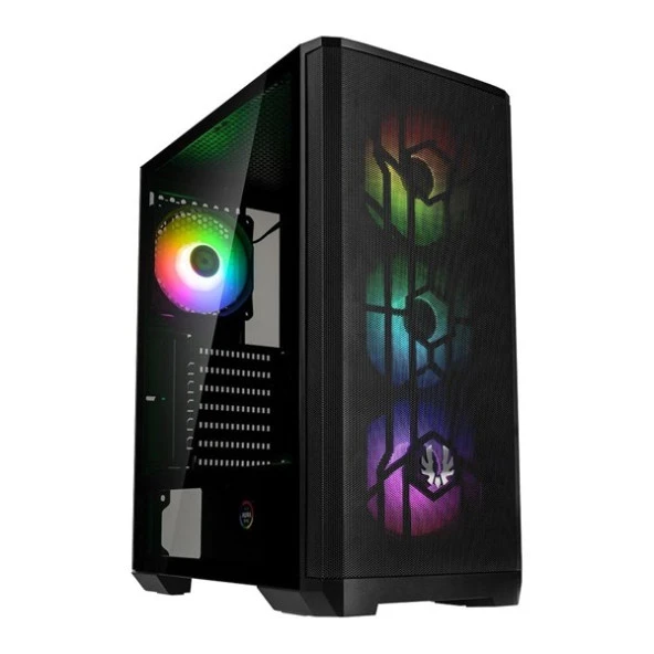 BITFENIX 1200W 80+ GOLD NOVA MESH SE TG NSE-300-KKGSK-RP4A Gaming Mid-Tower PC Kasası ürün görseli 1