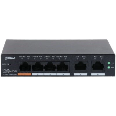 DAHUA 4port CS4006-4ET-60 10/100 60w Cloud PoE Switch ürün görseli 1