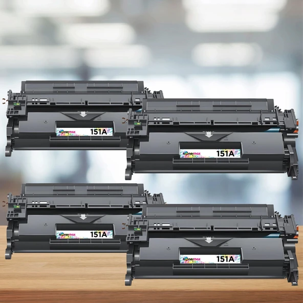 Hp 151A W1510A Muadil Toner Çipli 4'lü Avantaj Paket / 4003dn / 4003dw / 4003n / MFP 4103 / 4103fdn ürün görseli 1