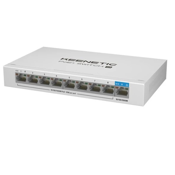 KEENETIC 8port 120w 8port PoE KN-4710-01-EU GIGABIT Poe Switch ürün görseli 1