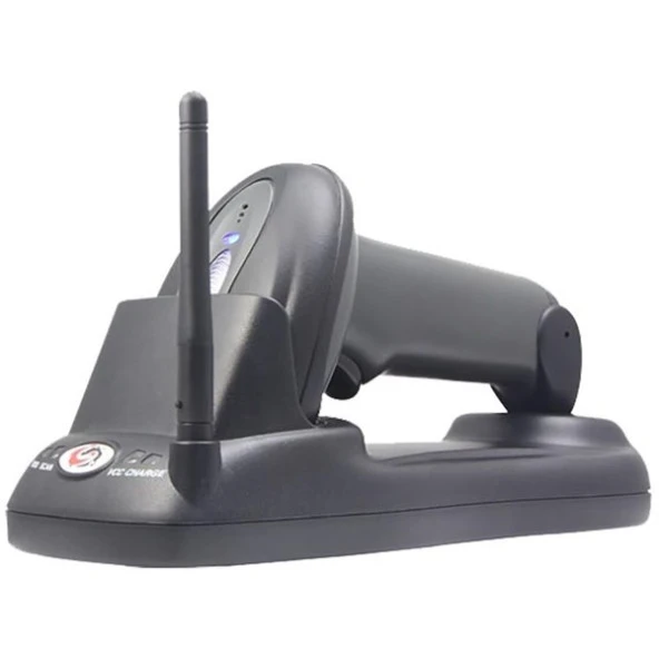 SUNLUX XL-9310 1D LAZER KABLOSUZ USB BARKOD OKUYUCU + CRADLE ürün görseli 1