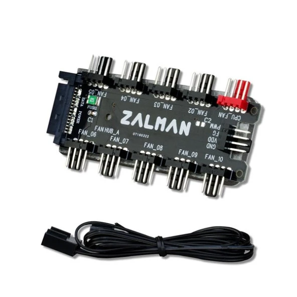 ZALMAN ZM-PWM10FH 10-Portlu Pwm Fan Kontrol Baglantı Adaptoru ürün görseli 1