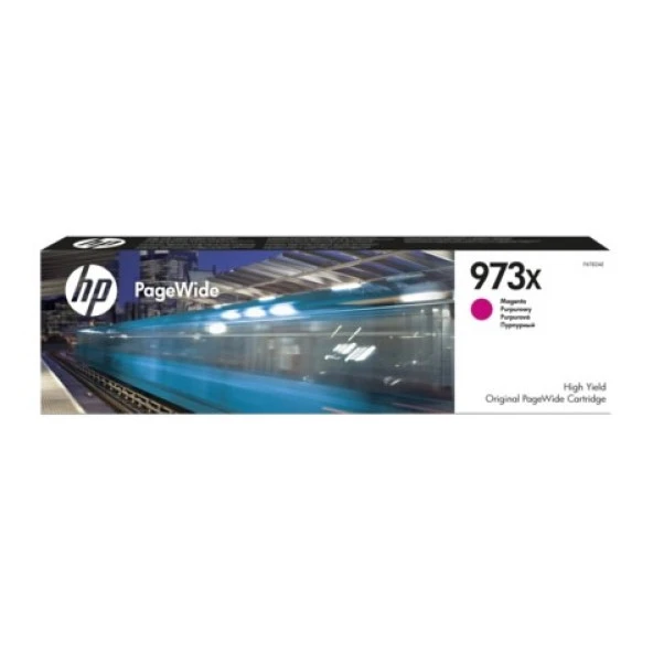 Hp F6t82ae (973X) Macenta Yuksek Kapasıtelı Pagewıde Murekkep Kartusu 7000 Sayfa ürün görseli 1