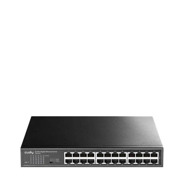 CUDY GS1024 24 Port Gigabit Yönetilemez Rack mount Metal Kasa Switch ürün görseli 1