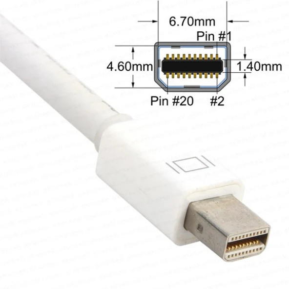 DARK DK-HD-AMDPXVGA mDP-VGA (D) Görüntü Adaptörü ürün görseli 1